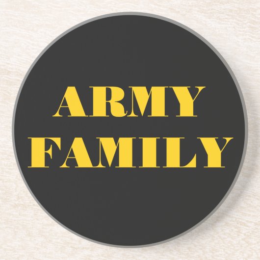 En Grès Famille de l'Armée de dessous de verre (Devant)