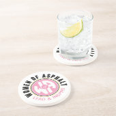 En Grès Femmes du Dessous de verre d'asphalte (Côté)