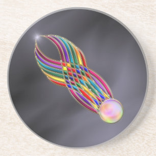 En Grès Fête du Dessous de verre des Bijoux