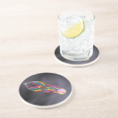 En Grès Fête du Dessous de verre des Bijoux (Côté)