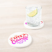 En Grès Fêtons le Dessous de verre (Côté)
