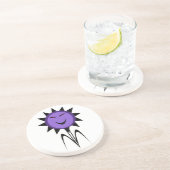 En Grès Fleur maléfique Dessous de verre d'Halloween Kawai (Côté)