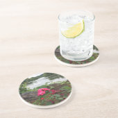 En Grès Fleur par les dessous de verre de rivière (Côté)