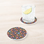 En Grès Flore style art populaire sur Dessous de verre de (Côté)