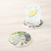 En Grès Fruits de l'Esprit Boire Dessous de verre (Côté)