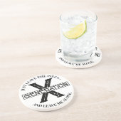 En Grès Génération X Dessous de verre de pizza (Côté)