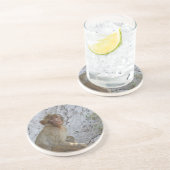 En Grès Gibraltar Monkey dessous de verre (Côté)