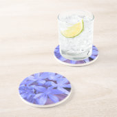 En Grès Gloire Des Dessous de verre Bleus De Neige (Côté)