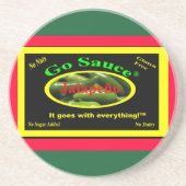 En Grès Go Sauce dessous de verre doux (Devant)