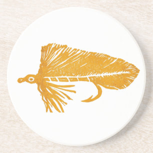 En Grès Golden Matuka Streamer Truite Dessous de verre de