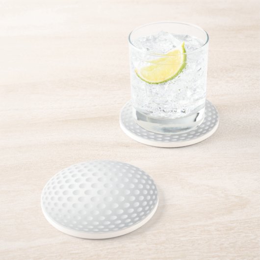 En Grès Golf Ball Dessous de verre (Côté)