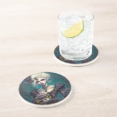 En Grès Goth Girl Dessous de verre (Côté)