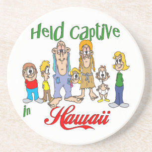En Grès Hawaii Funny Trailer Park Dessous de verre Sandsto