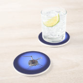 En Grès Hélicoptère Dessous de verre Cool Helicopter Keeps (Côté)