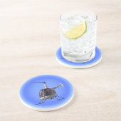 En Grès Hélicoptère Dessous de verre Cool Helicopter Keeps (Côté)