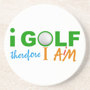 EN GRÈS I DESSOUS DE VERRE DE GOLF