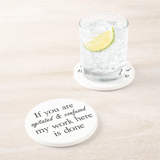 En Grès Idées uniques de cadeau de dessous de verre de (Côté)