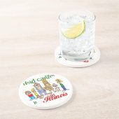 En Grès Illinois Funny Trailer Park Dessous de verre Sands (Côté)