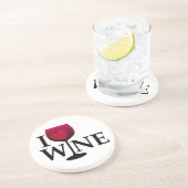 En Grès J'aime des dessous de verre de vin (Côté)