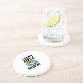 En Grès Je ne donne pas un Dessous de verre de canard drôl (Côté)