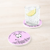 En Grès Je ne me trompe pas de clé Dessous de verre léger (Côté)