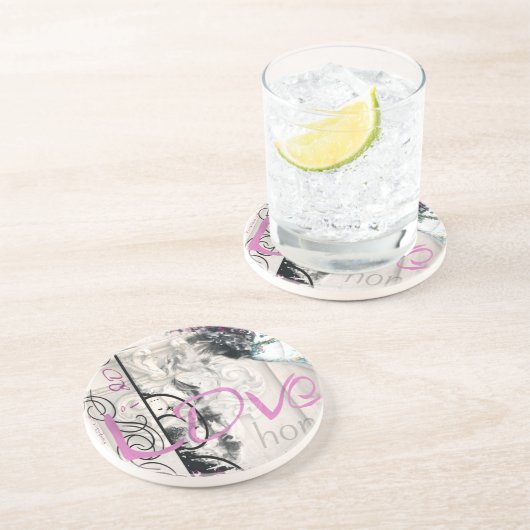 En Grès Je ponce des dessous de verre (Côté)