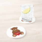 En Grès Je T'Aime Porter Dessous de verre Sandstone (Côté)