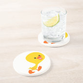 En Grès Joli Dessous de verre de caricature à pied (Côté)