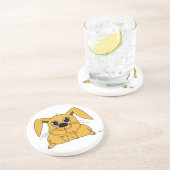 En Grès Joli Dessous de verre de lapin gras (Côté)