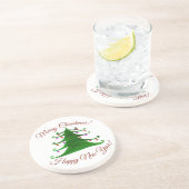 En Grès Joyeux Dessous de verre de Noël (Côté)