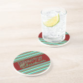 En Grès Joyeux Dessous de verre de Noël (Côté)