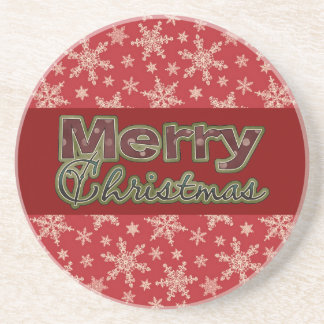 En Grès Joyeux Dessous de verre de Noël