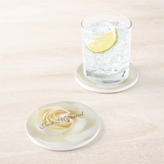 En Grès Juste un Dessous de verre marié (Côté)