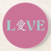 Kanji Love dessous de verre