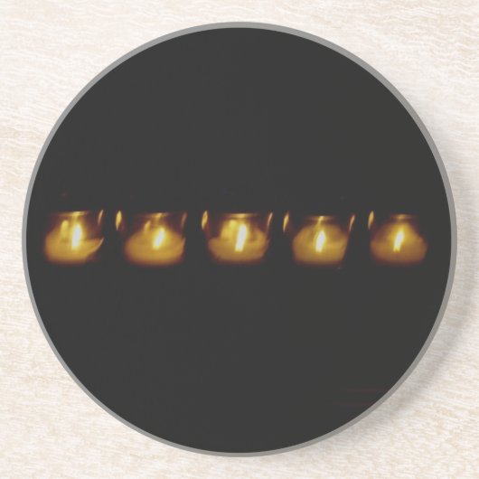 En Grès La chaleur dans le Dessous de verre des ténèbres (Devant)