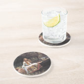 En Grès La Dame de Shallot Dessous de verre (Côté)