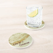 En Grès La vie est un Dessous de verre Cabernet ! (Côté)