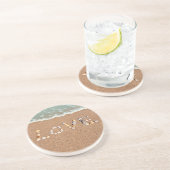 En Grès L'amour sur les Dessous de verre de coquillages de (Côté)