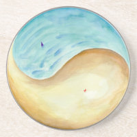 "Lavé et loin balayés" dessous de verre de