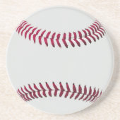 En Grès Le base-ball folâtre des dessous de verre (Devant)