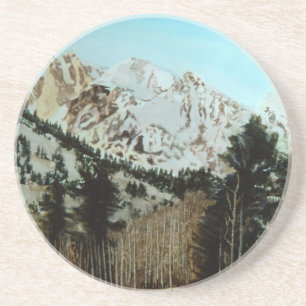 En Grès Le Dessous de verre de Grand Tetons