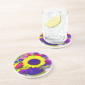 En Grès Le Dessous de verre de Neon Bouquet (Côté)