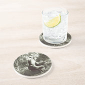 En Grès Le Dessous de verre des "Vieux Bottes" (Côté)