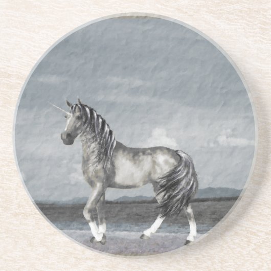 En Grès Le Dessous de verre du lac Guardian (Devant)