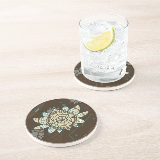 En Grès Le Dessous de verre Lotus (Côté)