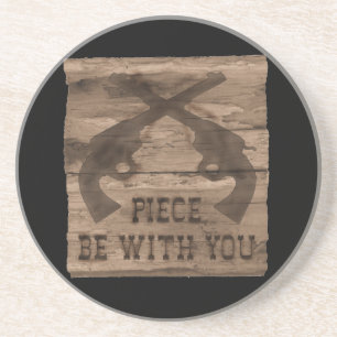 En Grès Le morceau soit avec vous des dessous de verre