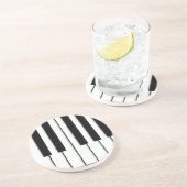 En Grès Le piano verrouille des dessous de verre (Côté)