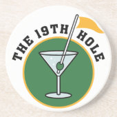 En Grès Les 19èmes dessous de verre de trou (Devant)