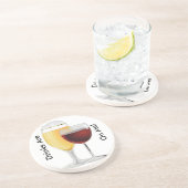 En Grès Les Boissons Sont Sur Moi Dessous de verre (Côté)