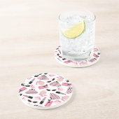 En Grès Les bourses parfument et les dessous de verre de (Côté)